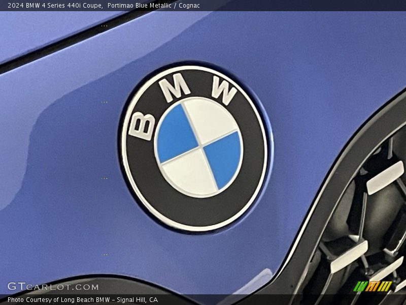 Portimao Blue Metallic / Cognac 2024 BMW 4 Series 440i Coupe