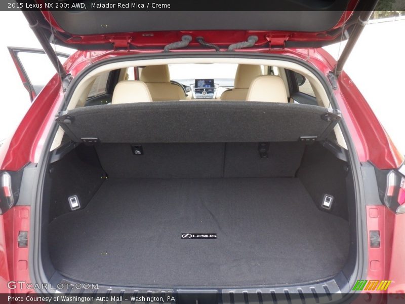  2015 NX 200t AWD Trunk