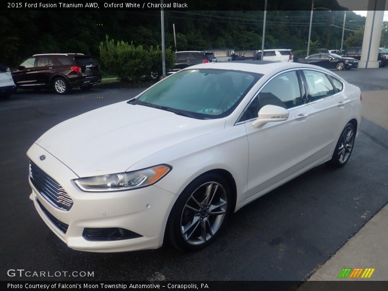 Front 3/4 View of 2015 Fusion Titanium AWD