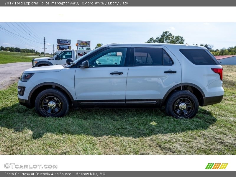 Oxford White / Ebony Black 2017 Ford Explorer Police Interceptor AWD
