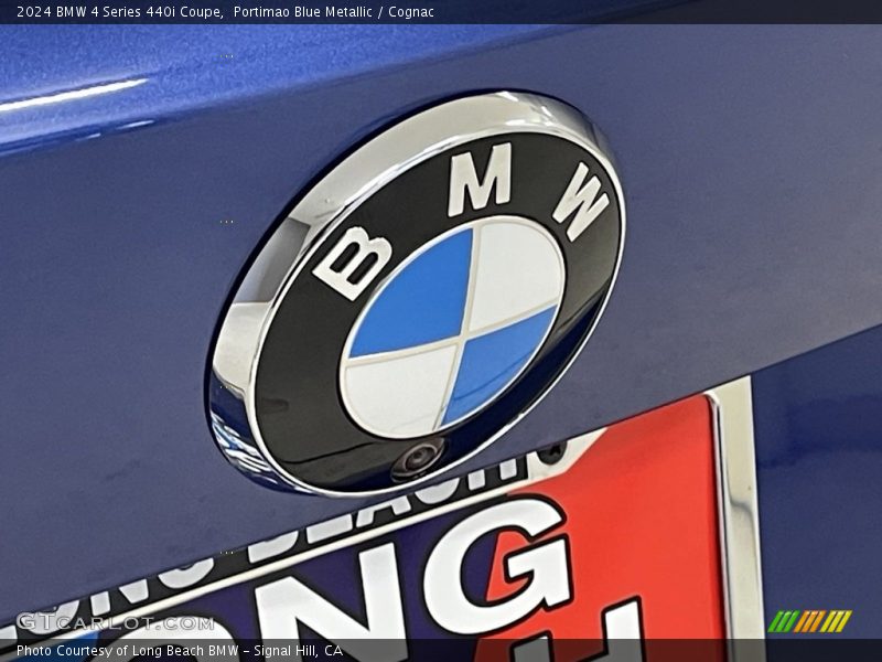 Portimao Blue Metallic / Cognac 2024 BMW 4 Series 440i Coupe