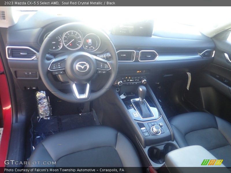Soul Red Crystal Metallic / Black 2023 Mazda CX-5 S Select AWD