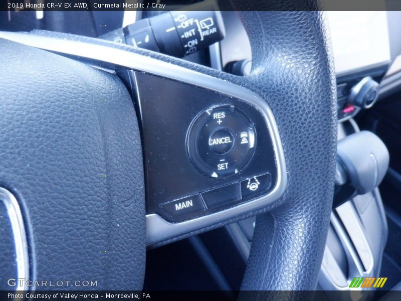 Gunmetal Metallic / Gray 2019 Honda CR-V EX AWD