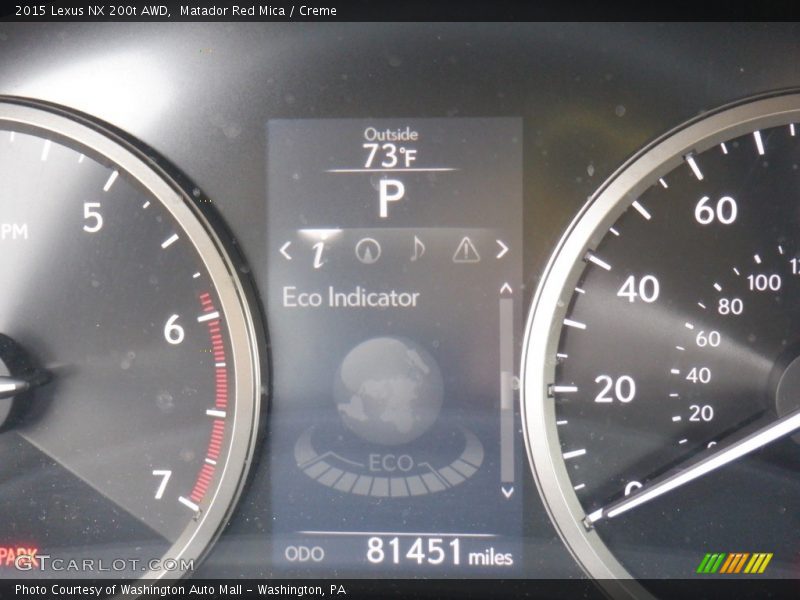 Matador Red Mica / Creme 2015 Lexus NX 200t AWD