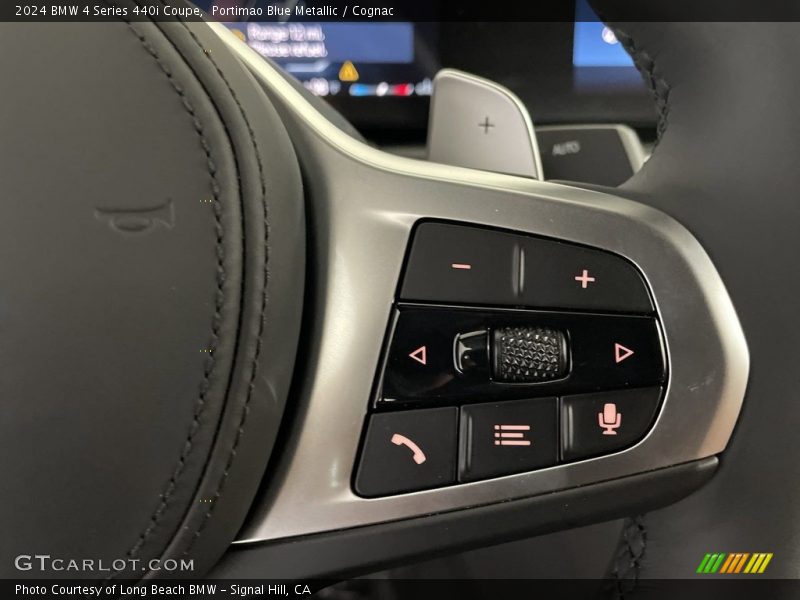 Portimao Blue Metallic / Cognac 2024 BMW 4 Series 440i Coupe