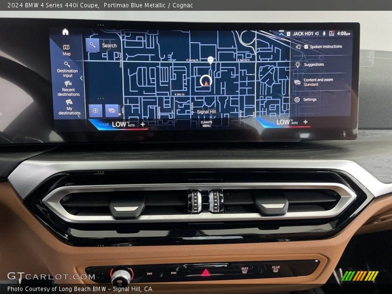 Portimao Blue Metallic / Cognac 2024 BMW 4 Series 440i Coupe