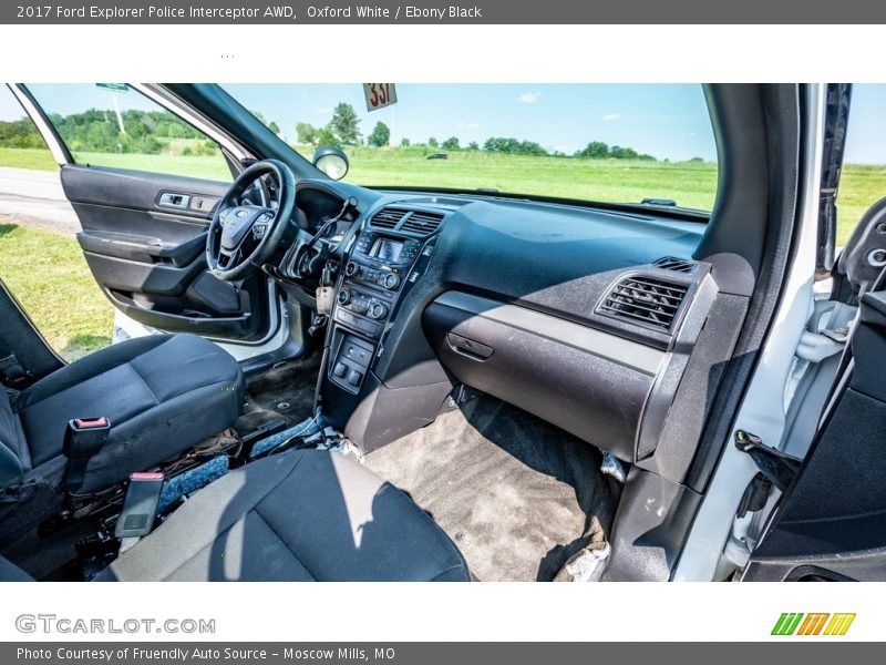 Oxford White / Ebony Black 2017 Ford Explorer Police Interceptor AWD