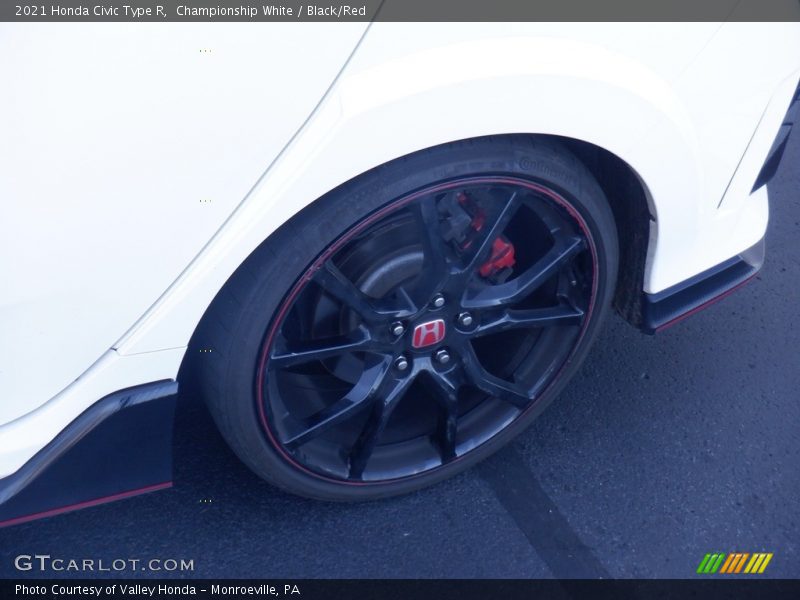 Championship White / Black/Red 2021 Honda Civic Type R