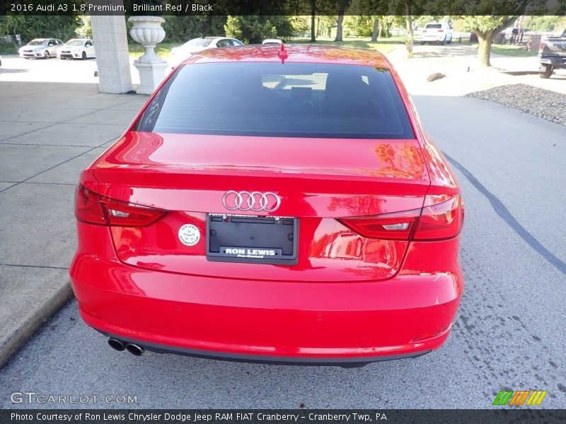 Brilliant Red / Black 2016 Audi A3 1.8 Premium
