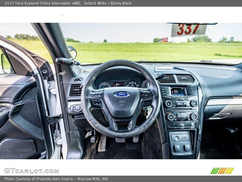 Oxford White / Ebony Black 2017 Ford Explorer Police Interceptor AWD