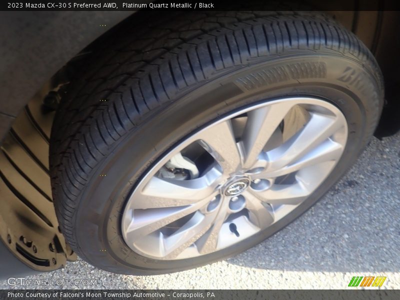 Platinum Quartz Metallic / Black 2023 Mazda CX-30 S Preferred AWD
