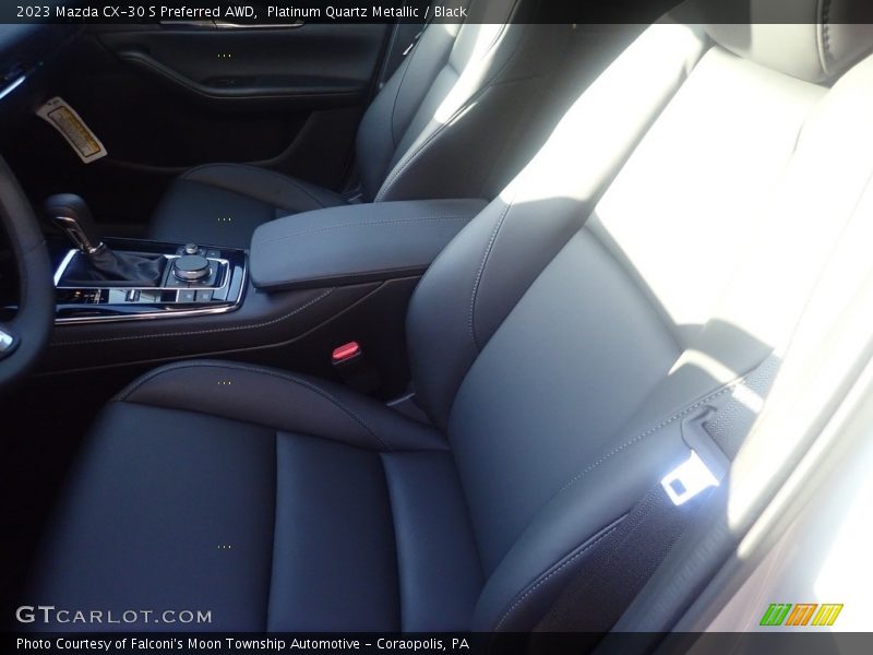 Platinum Quartz Metallic / Black 2023 Mazda CX-30 S Preferred AWD