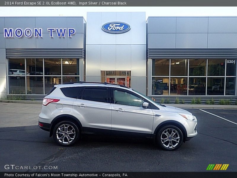 Ingot Silver / Charcoal Black 2014 Ford Escape SE 2.0L EcoBoost 4WD