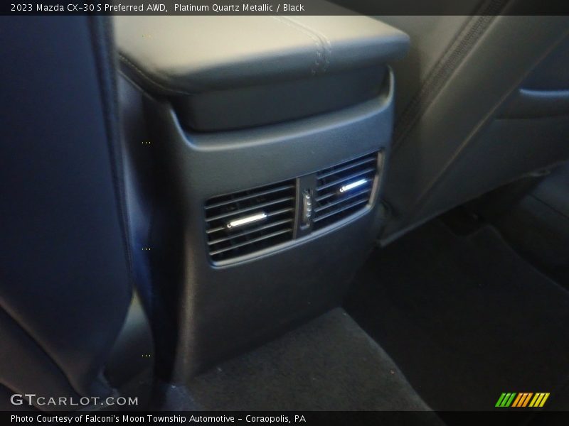 Platinum Quartz Metallic / Black 2023 Mazda CX-30 S Preferred AWD
