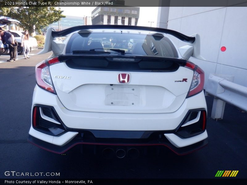 Championship White / Black/Red 2021 Honda Civic Type R