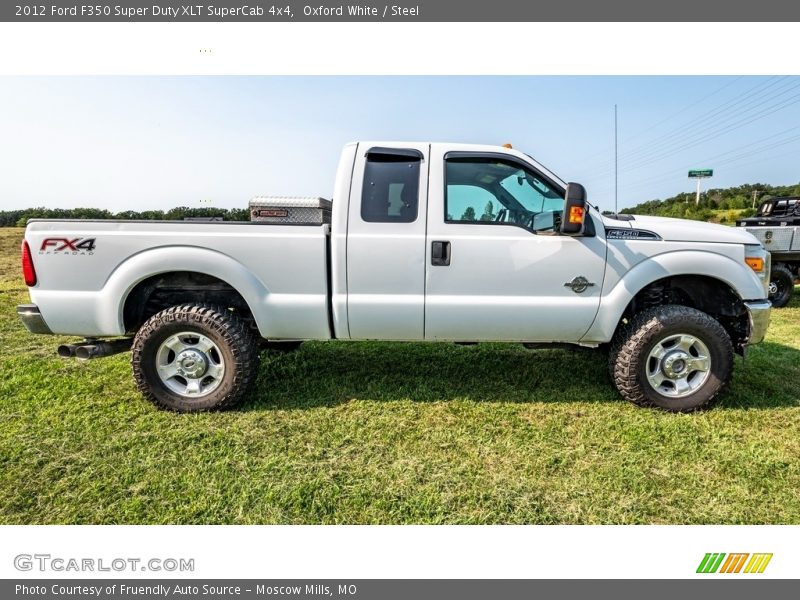 Oxford White / Steel 2012 Ford F350 Super Duty XLT SuperCab 4x4