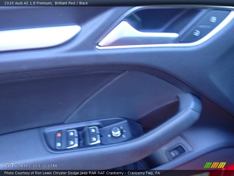 Brilliant Red / Black 2016 Audi A3 1.8 Premium