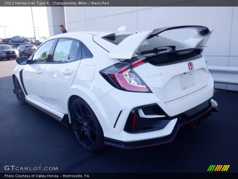 Championship White / Black/Red 2021 Honda Civic Type R