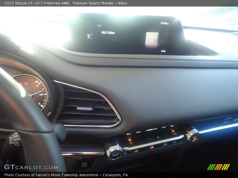 Platinum Quartz Metallic / Black 2023 Mazda CX-30 S Preferred AWD