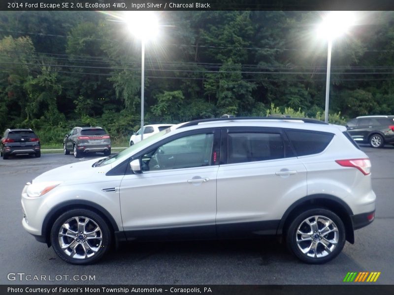 Ingot Silver / Charcoal Black 2014 Ford Escape SE 2.0L EcoBoost 4WD