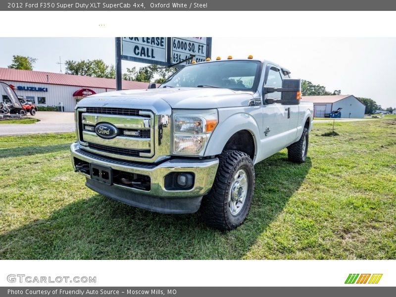 Oxford White / Steel 2012 Ford F350 Super Duty XLT SuperCab 4x4