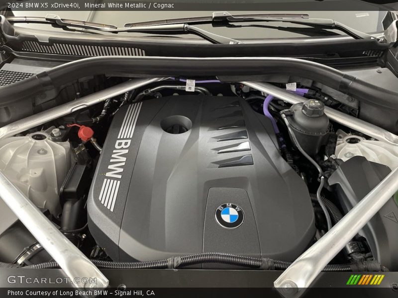  2024 X5 xDrive40i Engine - 3.0 Liter M TwinPower Turbocharged DOHC 24-Valve Inline 6 Cylinder