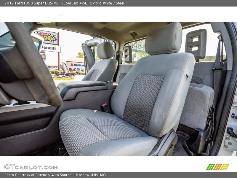 Oxford White / Steel 2012 Ford F350 Super Duty XLT SuperCab 4x4