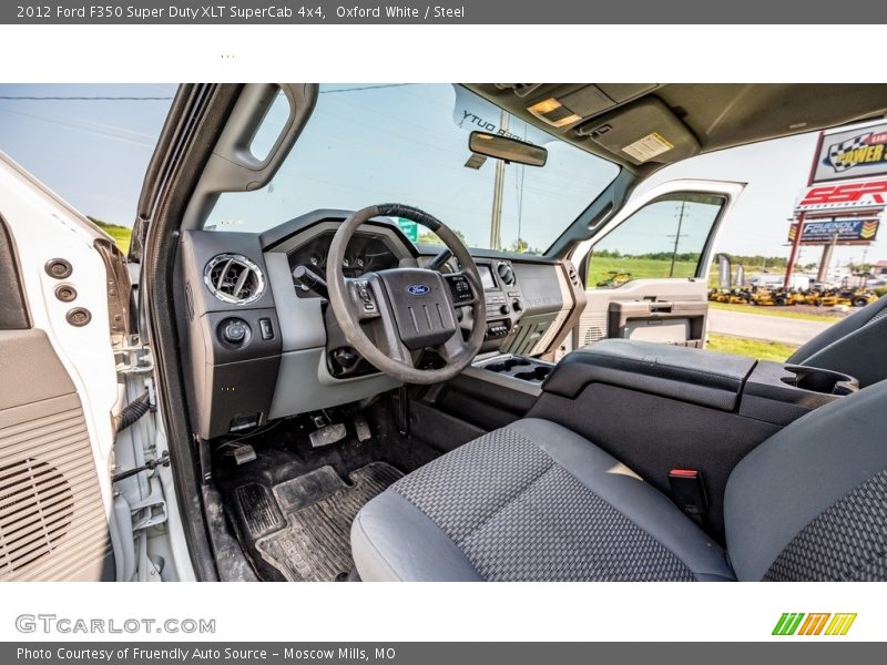 Oxford White / Steel 2012 Ford F350 Super Duty XLT SuperCab 4x4