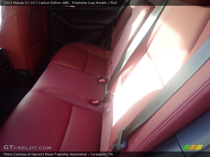 Polymetal Gray Metallic / Red 2023 Mazda CX-30 S Carbon Edition AWD