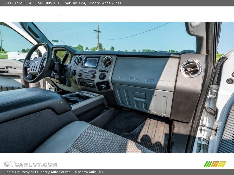 Oxford White / Steel 2012 Ford F350 Super Duty XLT SuperCab 4x4