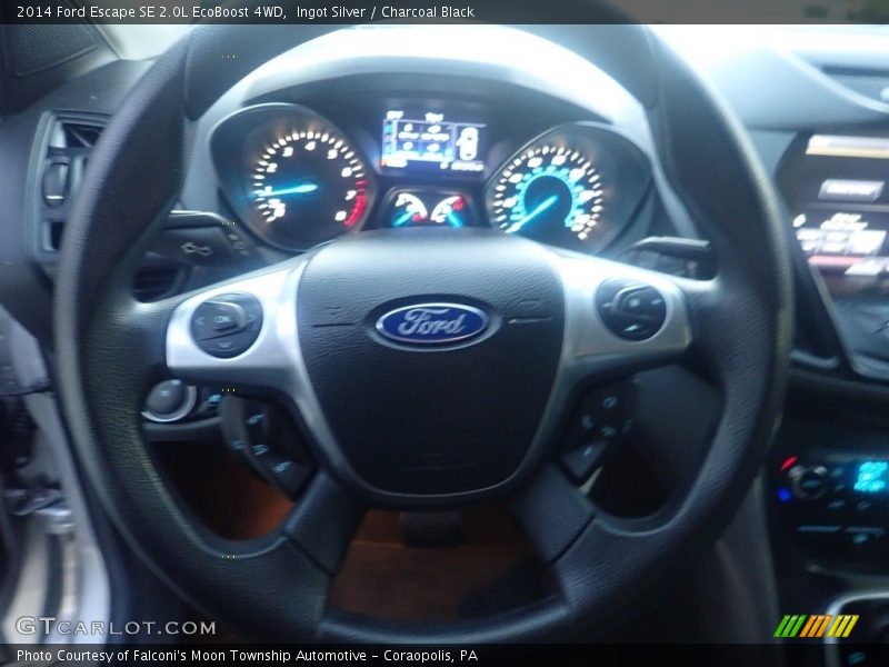 Ingot Silver / Charcoal Black 2014 Ford Escape SE 2.0L EcoBoost 4WD