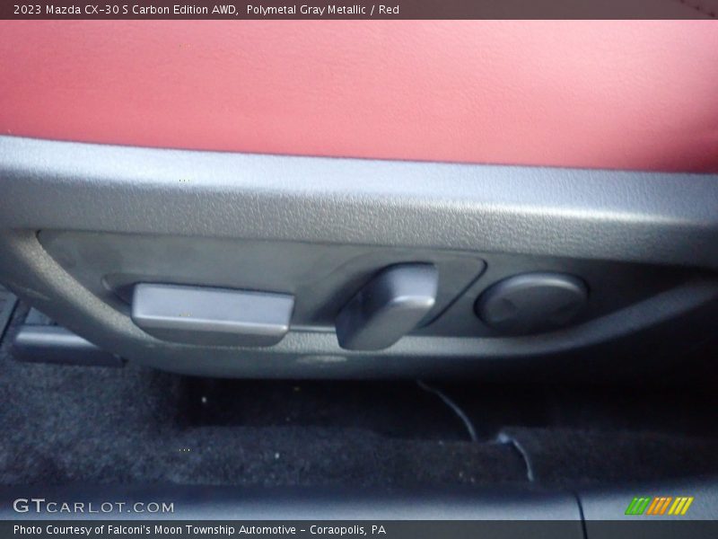 Polymetal Gray Metallic / Red 2023 Mazda CX-30 S Carbon Edition AWD