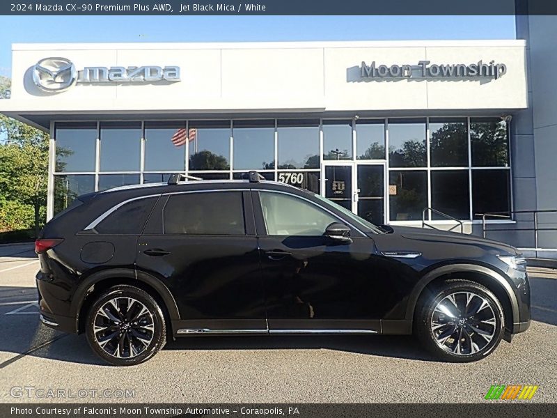 Jet Black Mica / White 2024 Mazda CX-90 Premium Plus AWD