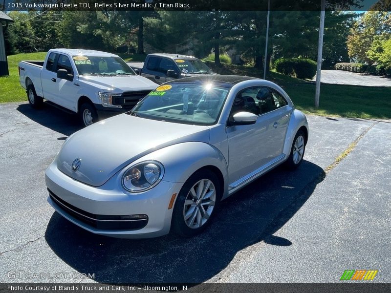 Reflex Silver Metallic / Titan Black 2015 Volkswagen Beetle TDI