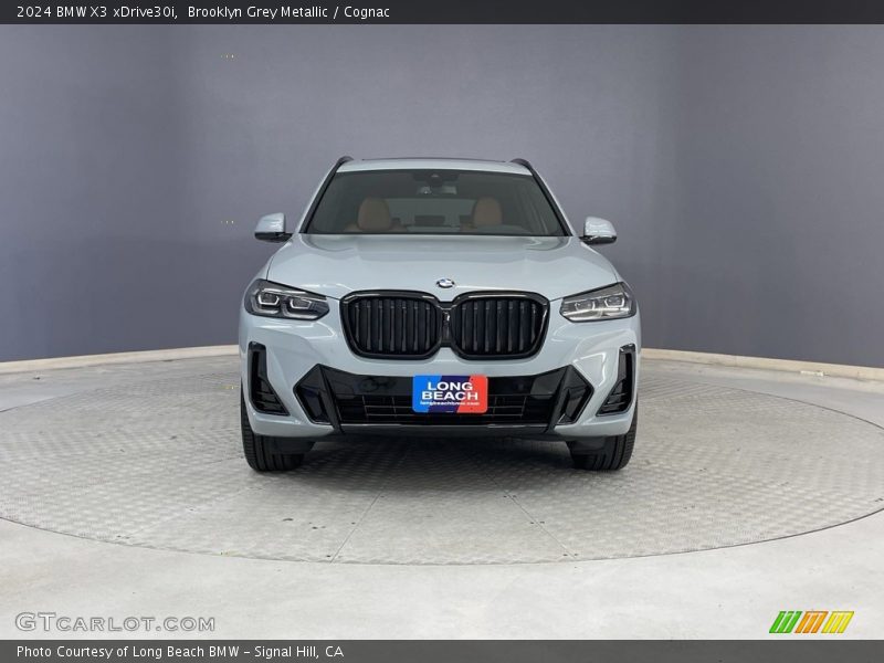 Brooklyn Grey Metallic / Cognac 2024 BMW X3 xDrive30i