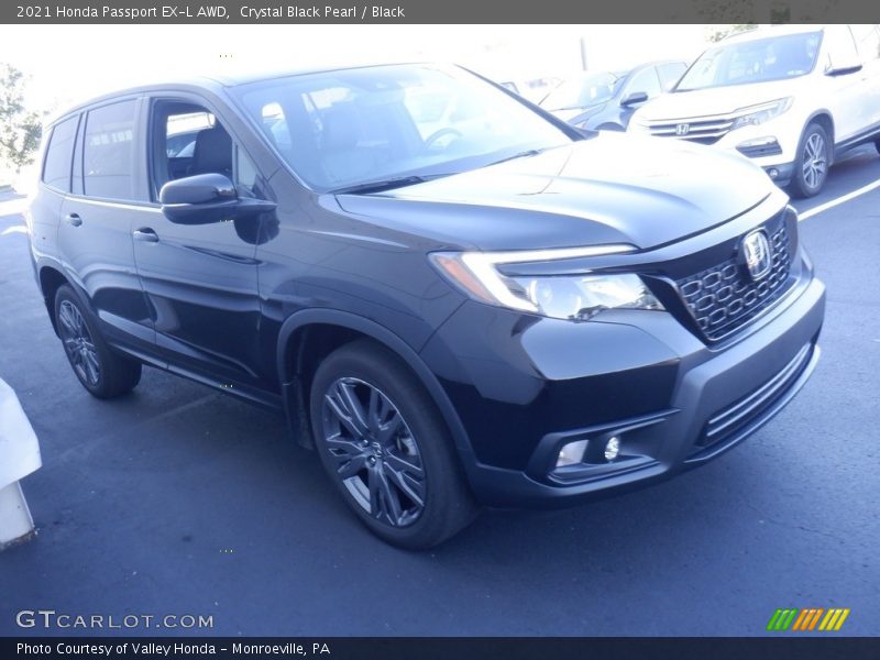 Crystal Black Pearl / Black 2021 Honda Passport EX-L AWD