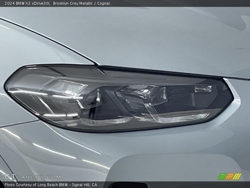 Brooklyn Grey Metallic / Cognac 2024 BMW X3 xDrive30i