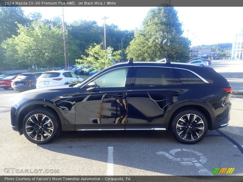 Jet Black Mica / White 2024 Mazda CX-90 Premium Plus AWD