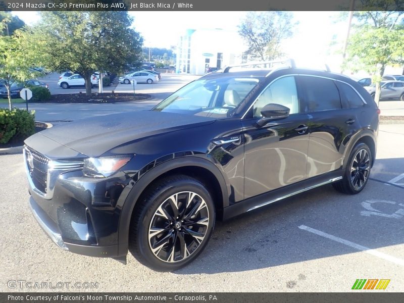 Jet Black Mica / White 2024 Mazda CX-90 Premium Plus AWD