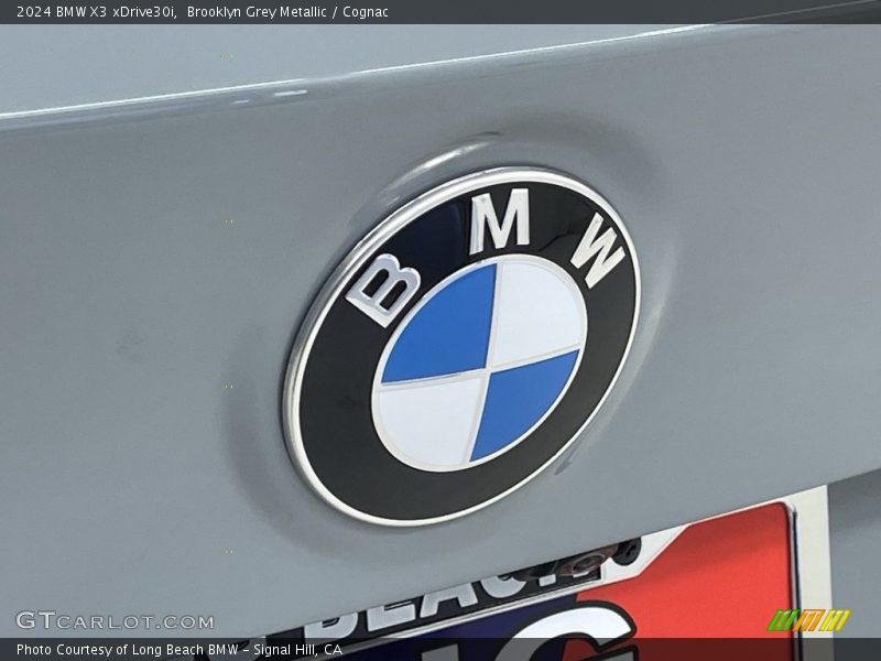 Brooklyn Grey Metallic / Cognac 2024 BMW X3 xDrive30i