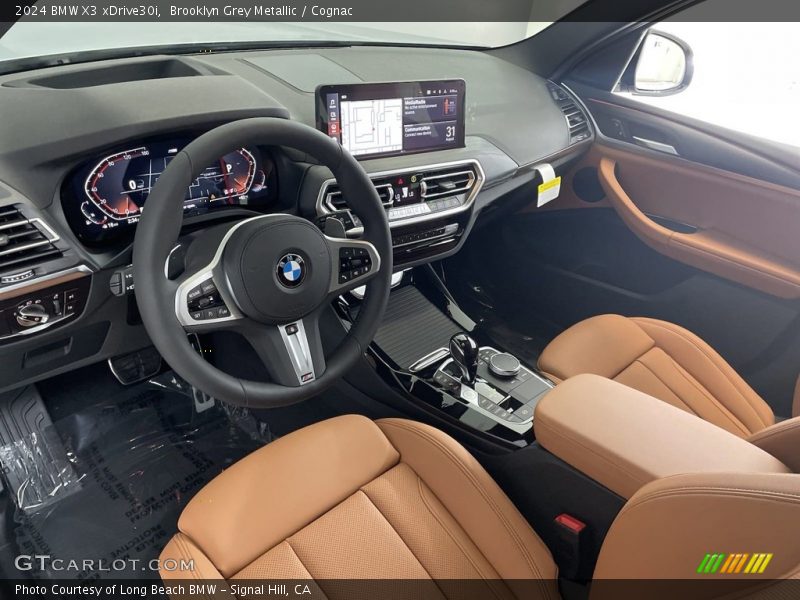  2024 X3 xDrive30i Cognac Interior