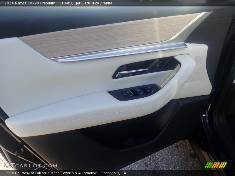 Jet Black Mica / White 2024 Mazda CX-90 Premium Plus AWD