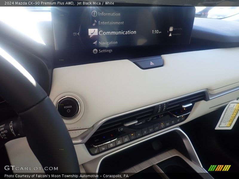 Jet Black Mica / White 2024 Mazda CX-90 Premium Plus AWD