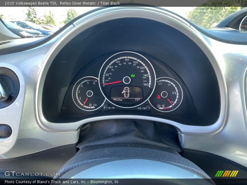 Reflex Silver Metallic / Titan Black 2015 Volkswagen Beetle TDI