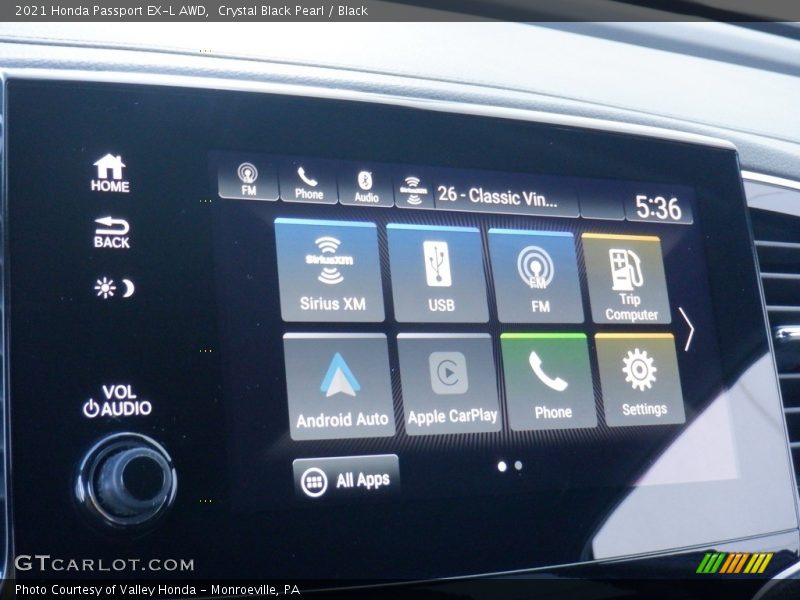 Crystal Black Pearl / Black 2021 Honda Passport EX-L AWD