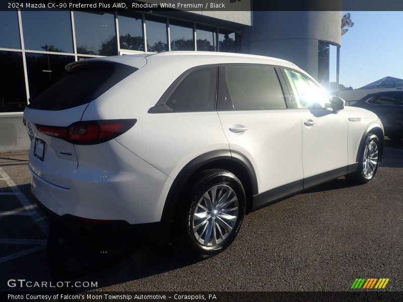 Rhodium White Premium / Black 2024 Mazda CX-90 Preferred Plus AWD