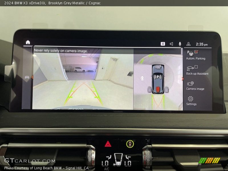 Controls of 2024 X3 xDrive30i