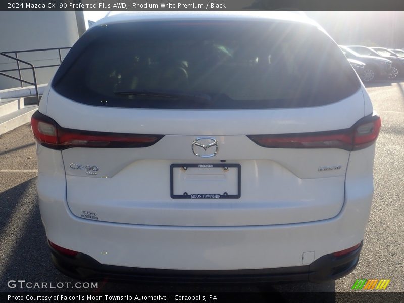 Rhodium White Premium / Black 2024 Mazda CX-90 Preferred Plus AWD