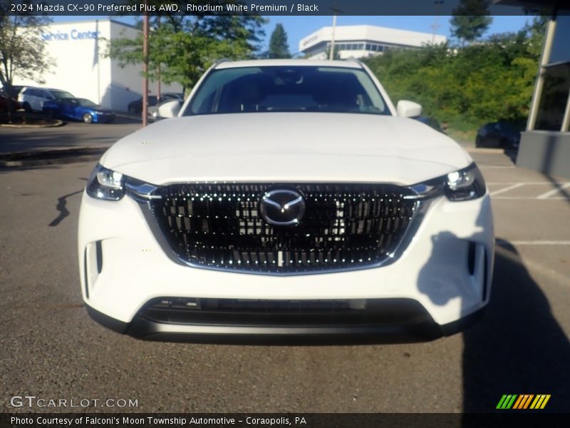 Rhodium White Premium / Black 2024 Mazda CX-90 Preferred Plus AWD
