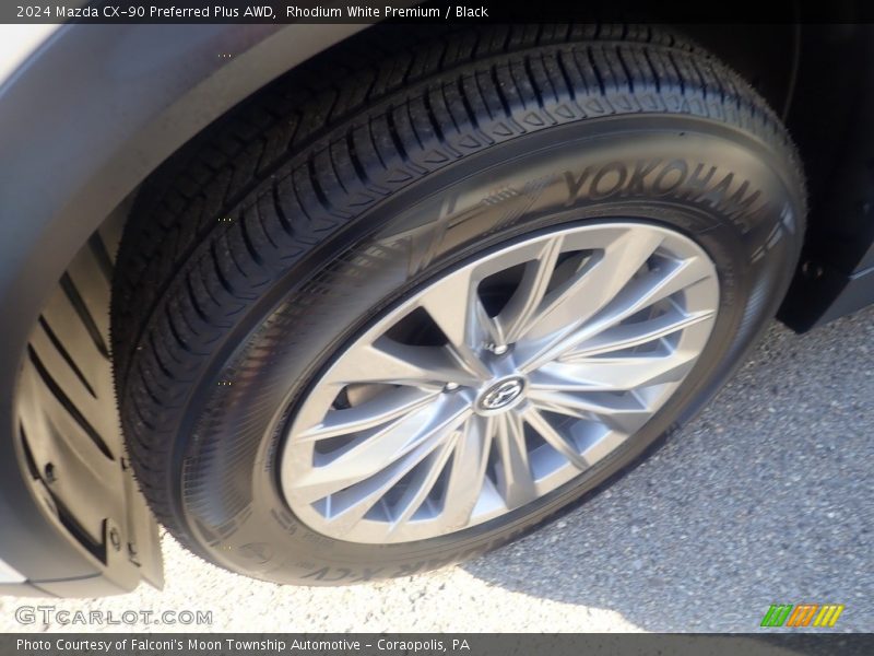 Rhodium White Premium / Black 2024 Mazda CX-90 Preferred Plus AWD